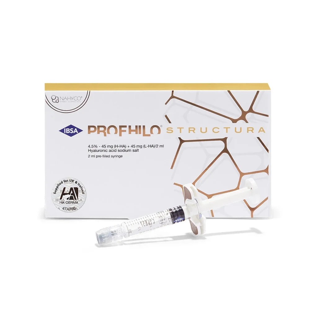 Profhilo Structura product box and syringe at iBeautify Aesthetics in Tunbridge Wells